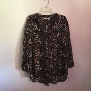 Cato Woman Leopard Top